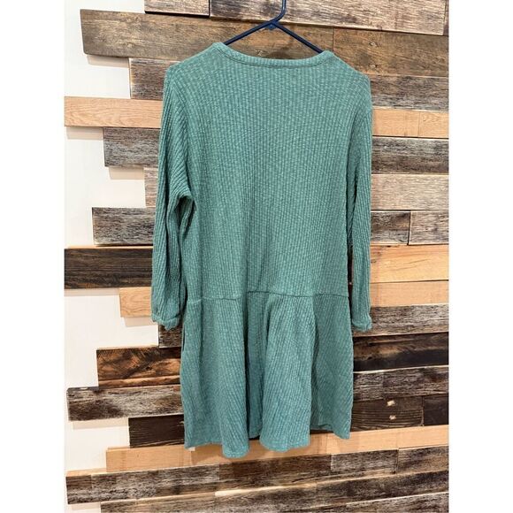 Free People beach Blossom Button Up Mini Dress oversized Pockets sz XS - Picture 4 of 10